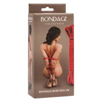Веревка Bondage Collection Red 3m, красные