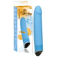 Вибратор Smile Happy Blue, 7 режимов, силикон, голубой