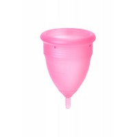 Менструальная чаша ШТУЧКИ-ДРЮЧКИ, силикон, розовая
