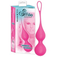 Шарики вагинальные Smile Training Ball, силикон, розовые